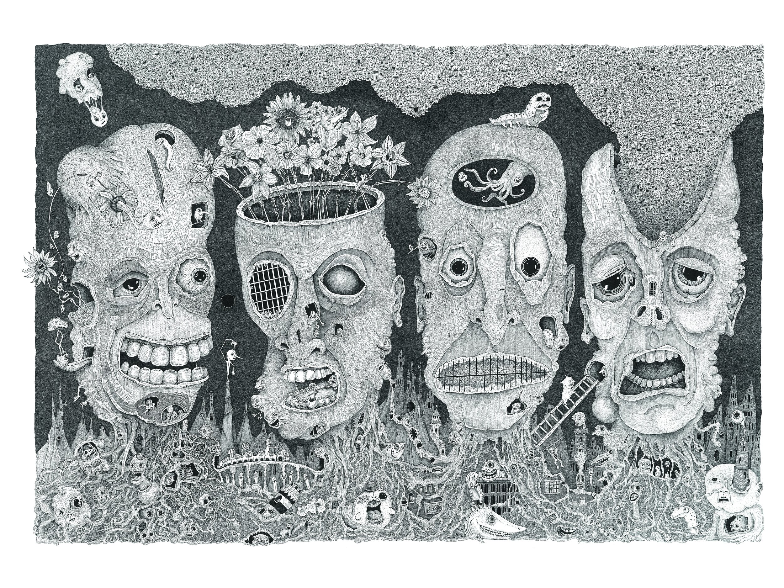 Hear Nothing See Nothing Say Nothing Feel Nothing Print. Edition